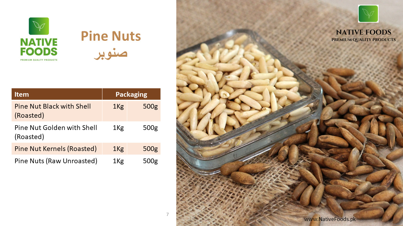 Pine Nuts from Pakistan - صنوبر